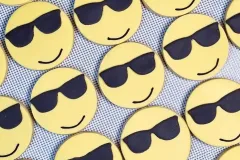Smiley-Bosch-cookie