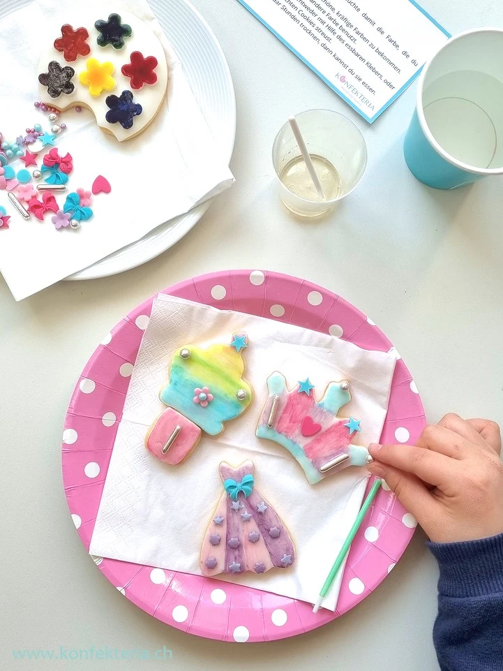 color me cookies princess krone002
